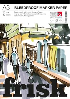 Frisk Marker Paper Pad A3, White