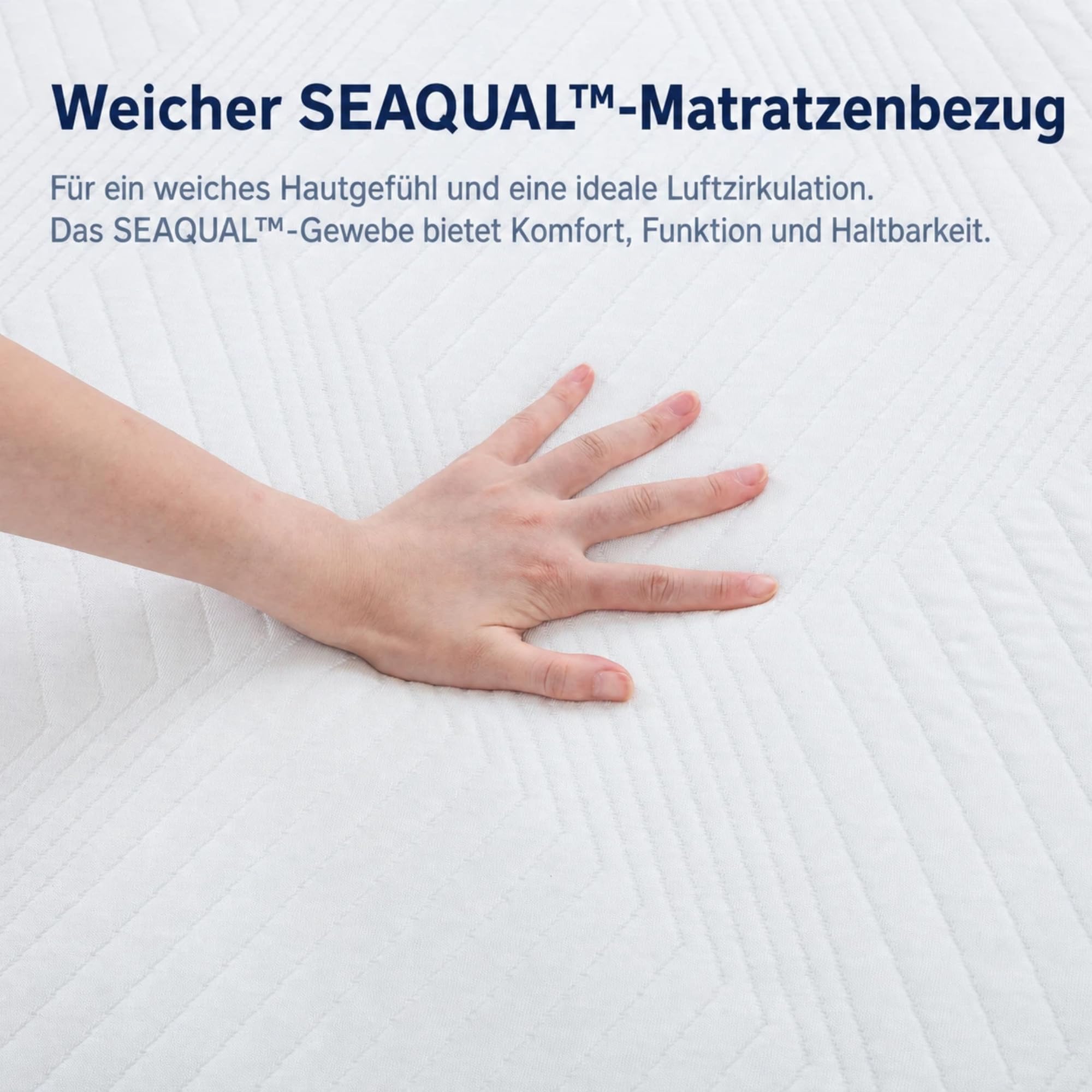 MLILY Matratzen Topper 90x200cm Matratzenauflage aus Komfortschaum mit Kühlender Gelschaumschicht, Gel Matratzentopper 7cm Höhe Zertifiziert nach Oeko Tex und CertiPur, 90x200 cm