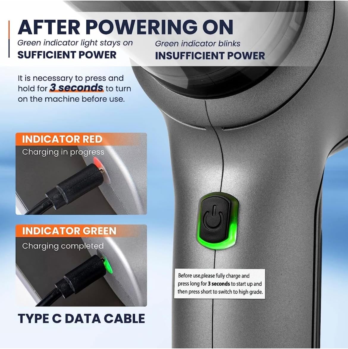 VIVIDUS Handheld Vacuum Cordless, 15000PA Car Vacuum Cleaner High Power, Small Vacuum Cleaner & Blower Portable, 4-in-1 Versatile Rechargeable Handheld Vacuum for Car, Home, Pet Hair Cleaning, White - Image 3