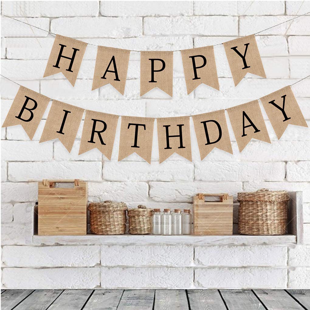 Amazon.co.jp: お誕生日 ガーランド ハッピーバースデー バナー 誕生日