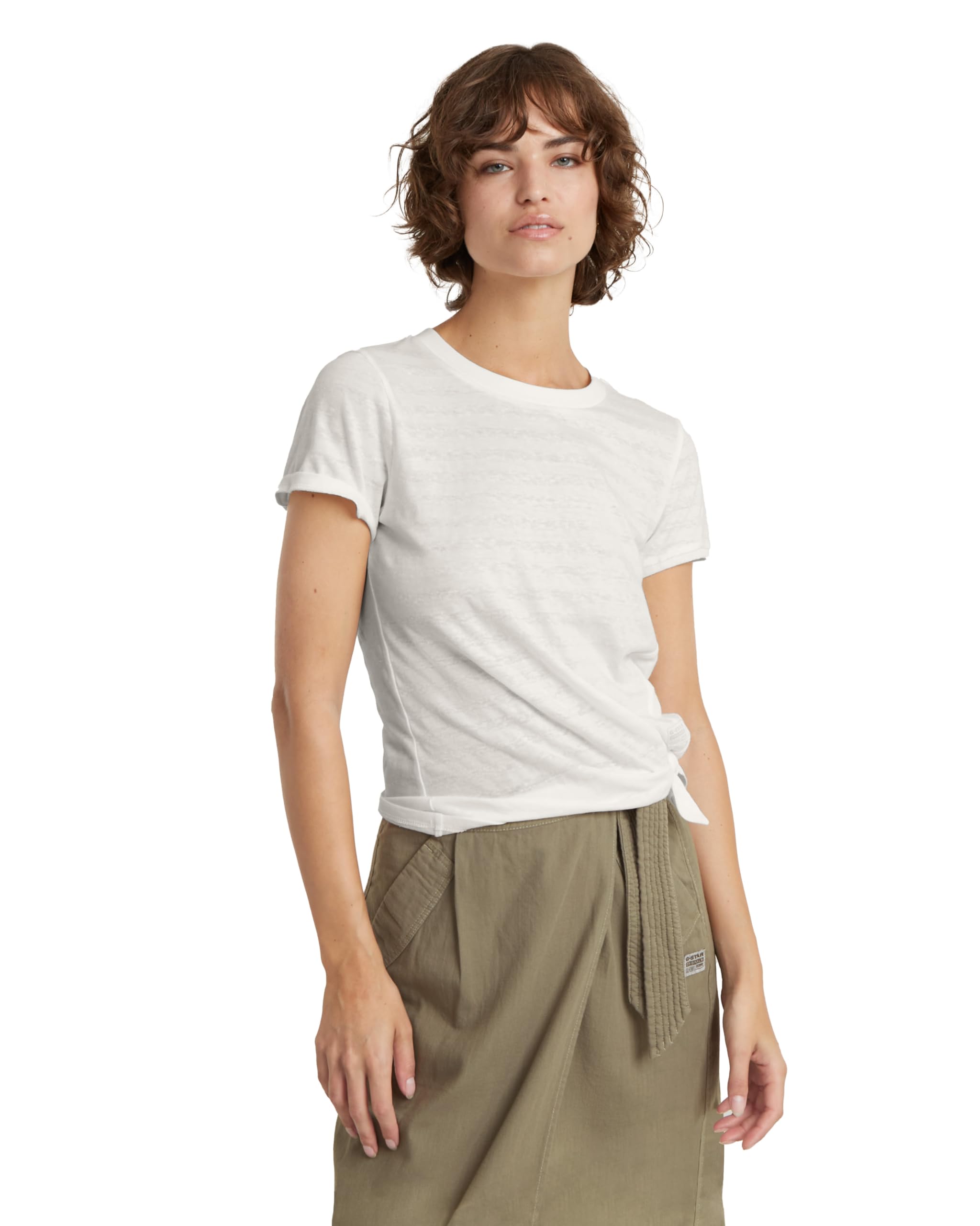 Top noué regular G-Star femme : sublimez votre taille sans serrer