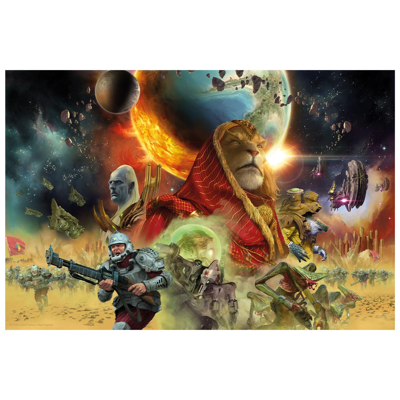 Fanattik Multicoloured Twilight Imperium Limited Edition A3 Art Print