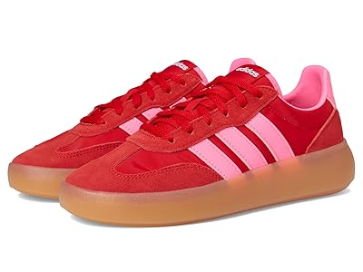 adidas Kids Barreda Decode Shoes (Big KId) Kids Shoes Better Scarlet/Lucid Pink/Gum : 5 Big Kid M, Leather/Suede