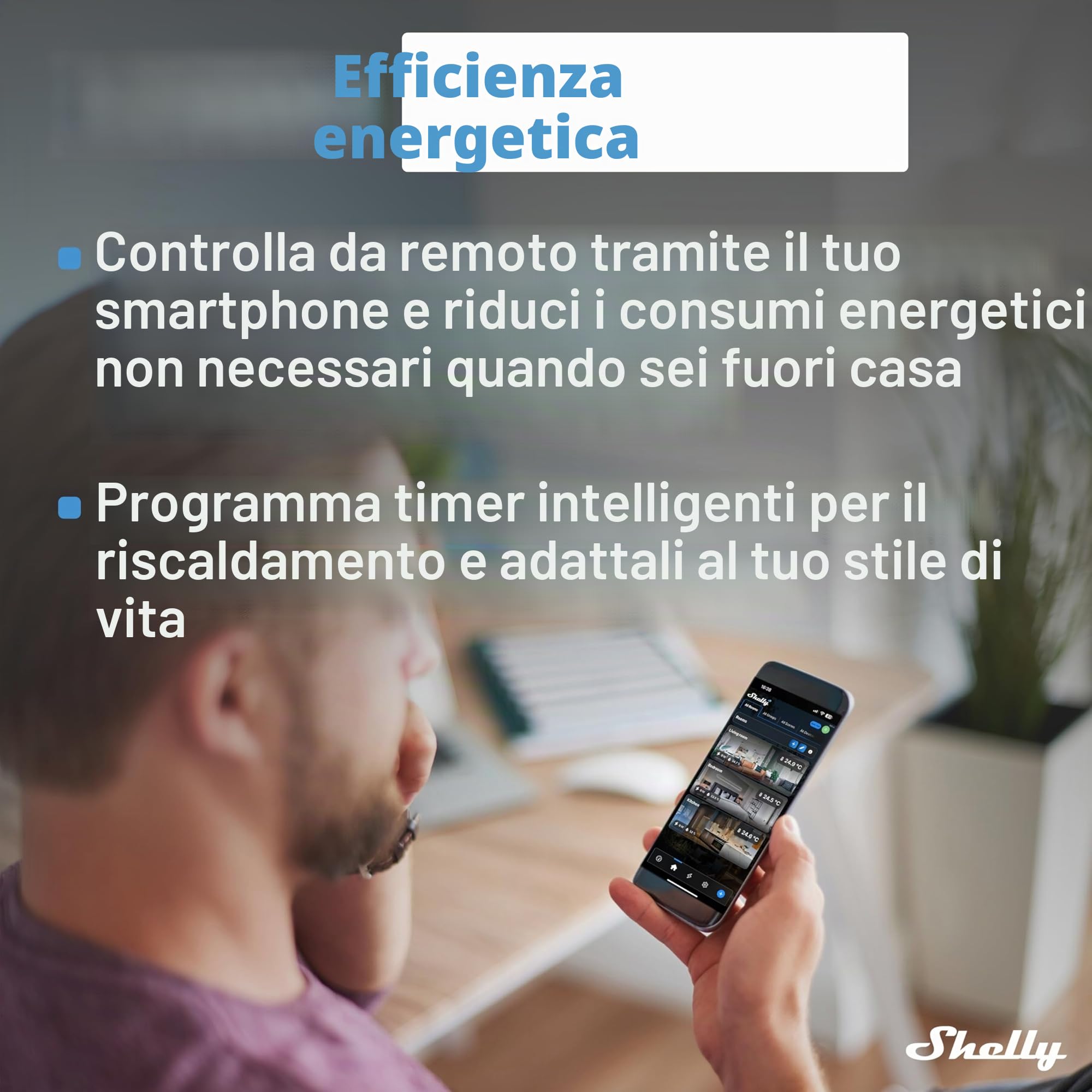 Shelly Blu TRV e Shelly Blu Gateway Gen3 - Termostato Intelligente Bluetooth & ZIgbee per Radiatori, Controllo Preciso della Temperatura, Schermo Ruotabile, Modalità Boost, Batterie di Lunga Durata