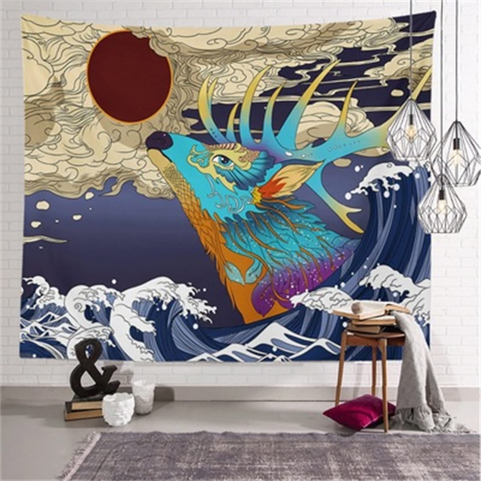Tapices de pared psicodélicos que renuevan tu espacio con diseño aesthetic 7
