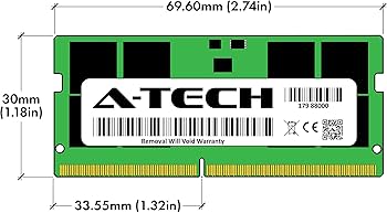 A-Tech 64GB (2×32GB) A-Tech 64GB Kit (2x32GB) DDR5 5600MHz PC5-44800 CL46 UDIMM