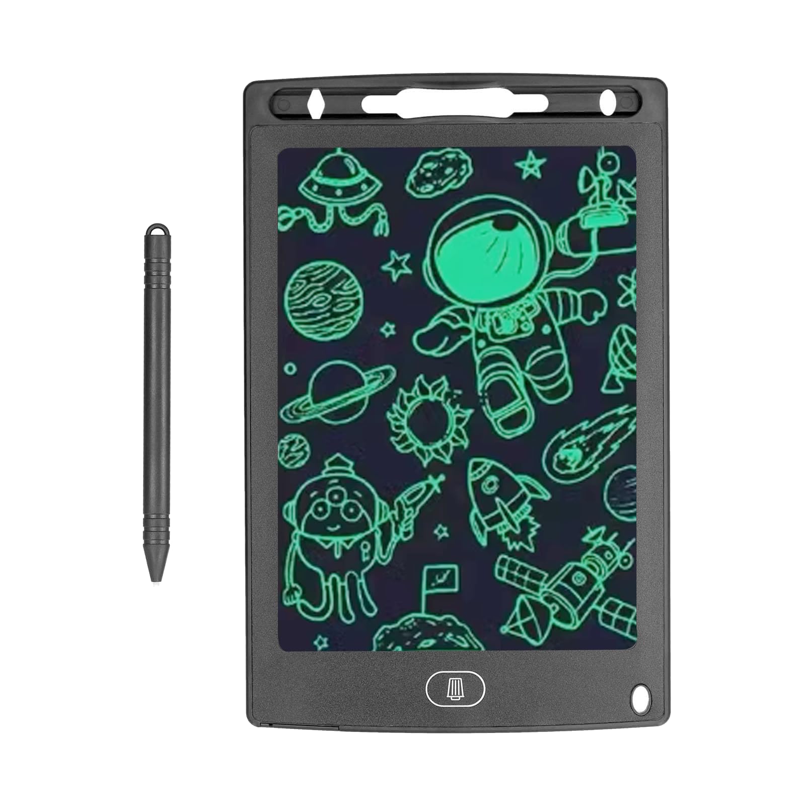 LCD Writing Tablet, 8.5 Inches Full Screen Erasable Drawing Pad for Kids Adults Electronic Doodle Board for School Home Office Use