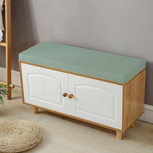 Miniatura 9 de Cojín de banco suave para muebles de interiorexterior, antideslizante para banco de jardín, cojín de asiento de columpio, cojín de espuma