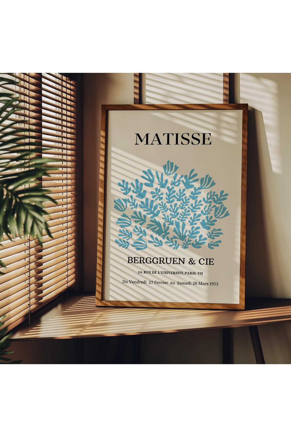 Fark Tanıtım Matisse Çerçevesiz Poster, Modern Dekoratif Çerçevesiz Poster, Tablo, Matisse-17, 21 x 30