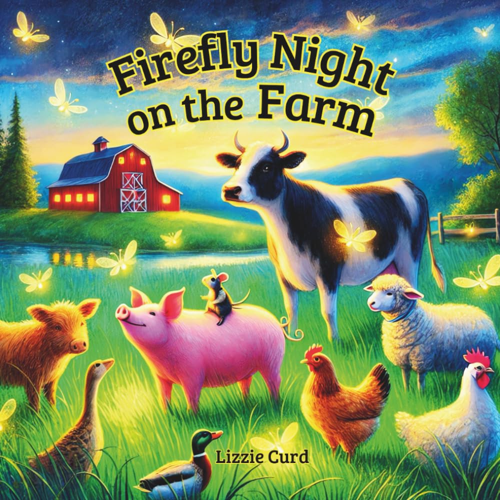 Firefly Night on the Farm: A Gentle Rhyming Story of Wonder and Light for Ages3-5
