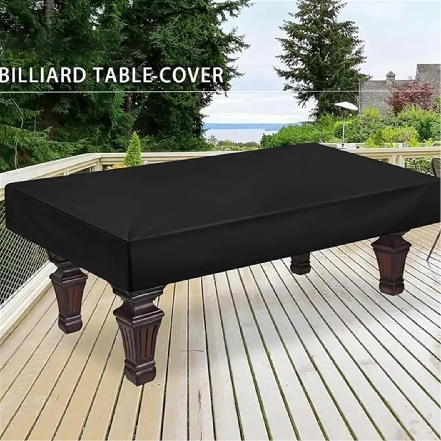 1pc Dustproof Billiard Table Cover with Drawstrings Oxfords Cloth(2)