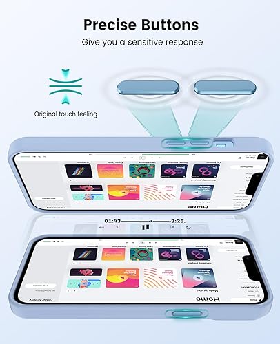 Miniatura 34 de Funda para iPhone 13 Pro Max compatible con MagSafe, funda magnética transparente para iPhone 13 Pro Max con funda protectora delgada a prueba