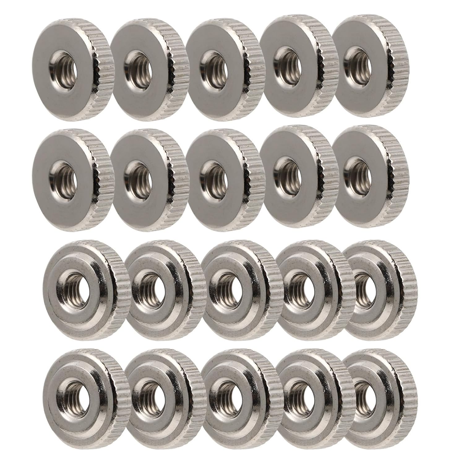Knurled Thumb Nuts Connector Adjusting Nuts 30Pcs Set