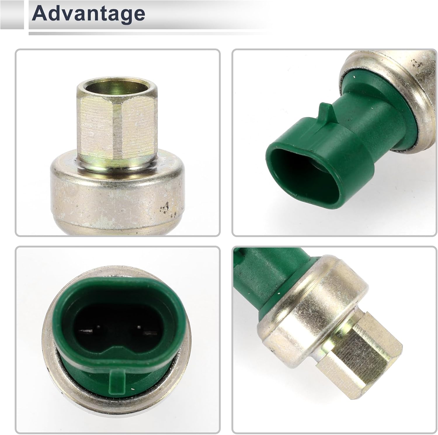 Engine A/C Pressure Switch Sensor for Chevrolet Silverado 1500 1999-2002 Air Conditioning Refrigerant Pressure Transducer No.15966454 1 Pcs