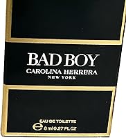 Vista 3 de Carolina Herrera Bad Boy Eau De Toilette Mini Splash Perfume Hombre 0.3 fl oz / 0.27 FL Oz