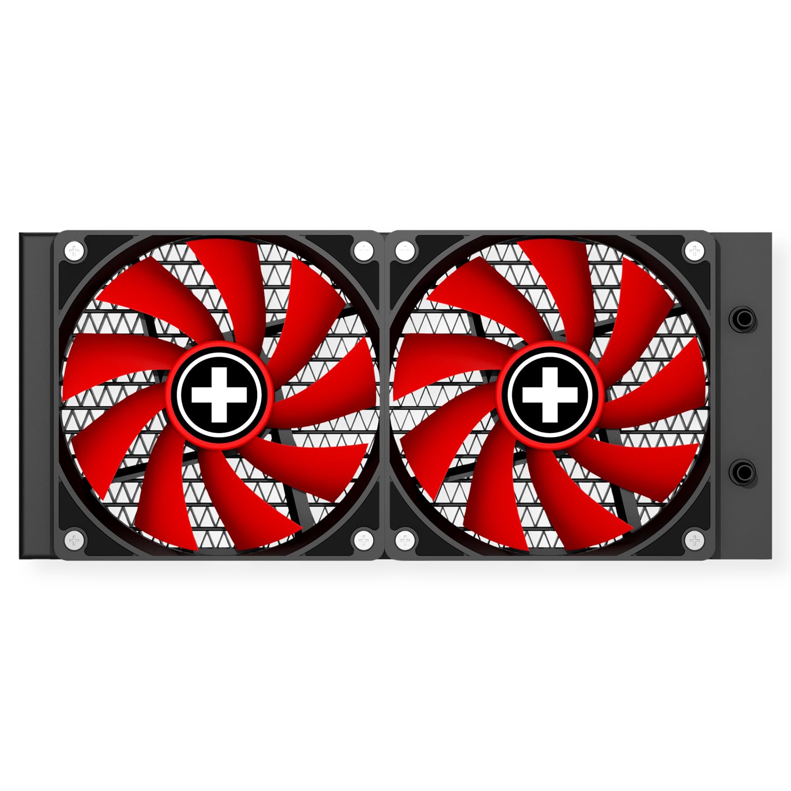 Xilence LQ240 AMD und Intel 240mm AiO Wasserkühlung, AM5/AM4, LGA 1700/2066/2011/1151/1150/1155/1156/1200, 300W TDP, leise 2x 120mm PWM Lüfter, für hohe Kühlanforderungen im Gaming/Streaming, schwarz