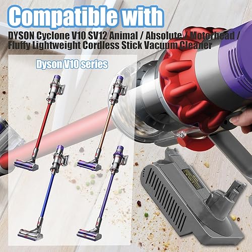 Miniatura 7 de ASUNT Adaptador V10 para Milwaukee a Dyson V10, convertidor de batería para Milwaukee M18 18V batería de iones de litio para Dyson Cyclone V10