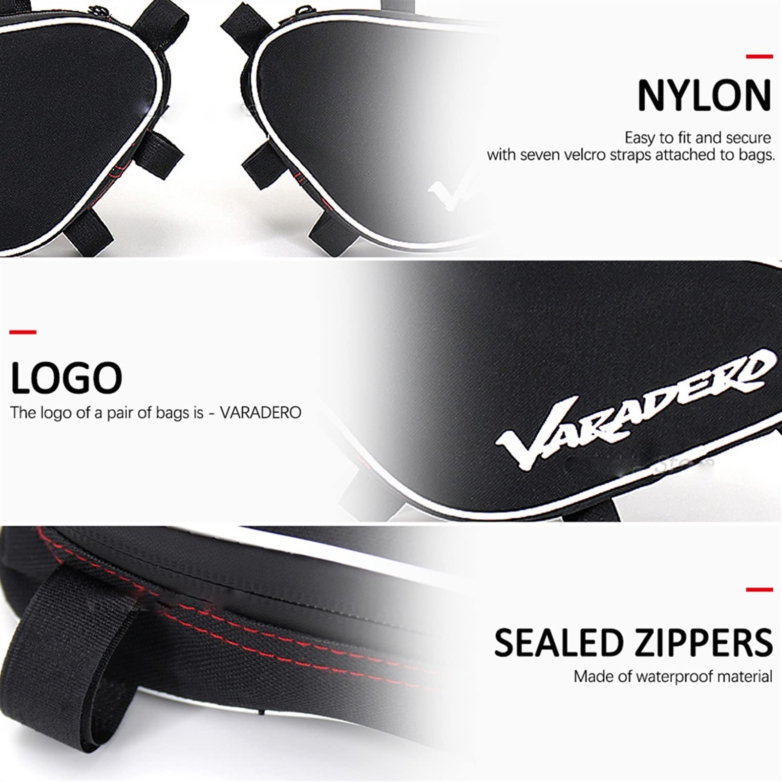 pour XL 1000 Varadero XL1000 2007-2013 2012 2011 2010 2009 2008 Moto Outil Placement Voyage Cadre Crash Bar Sacs