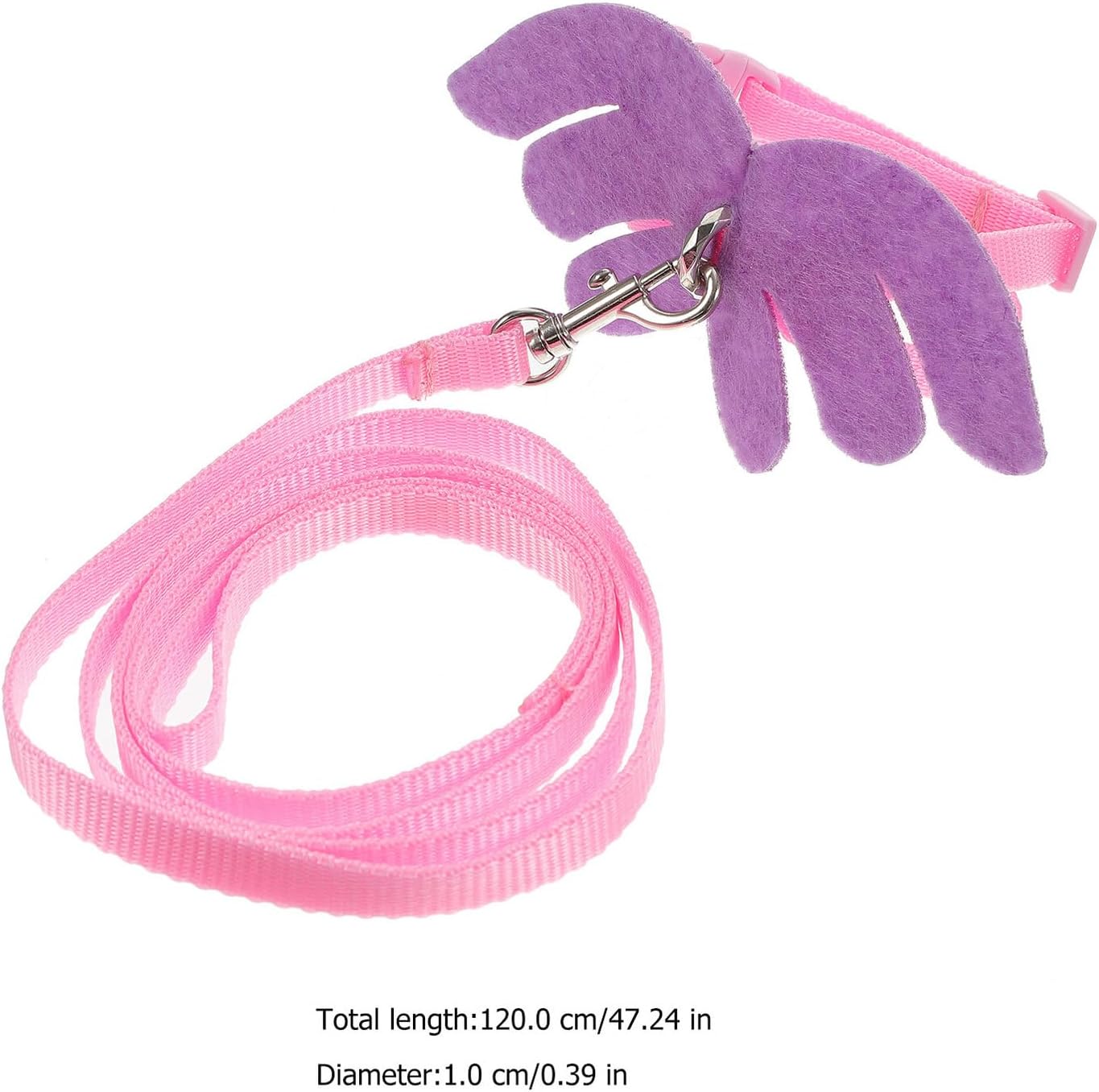 Small Animal Harness Leash Set Replaceable Chest Strap, 5pcs Squirrel and Rabbit Walking Rope Decorative Accessories, Adjustable Pet Traction Rope for Guinea Pigs and Chinchillas