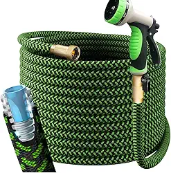 Mangueira Mágica Flexível 30 Metros com 7 Funções de Jato para Jardim, Quintal e Carro – Expansível e Resistente