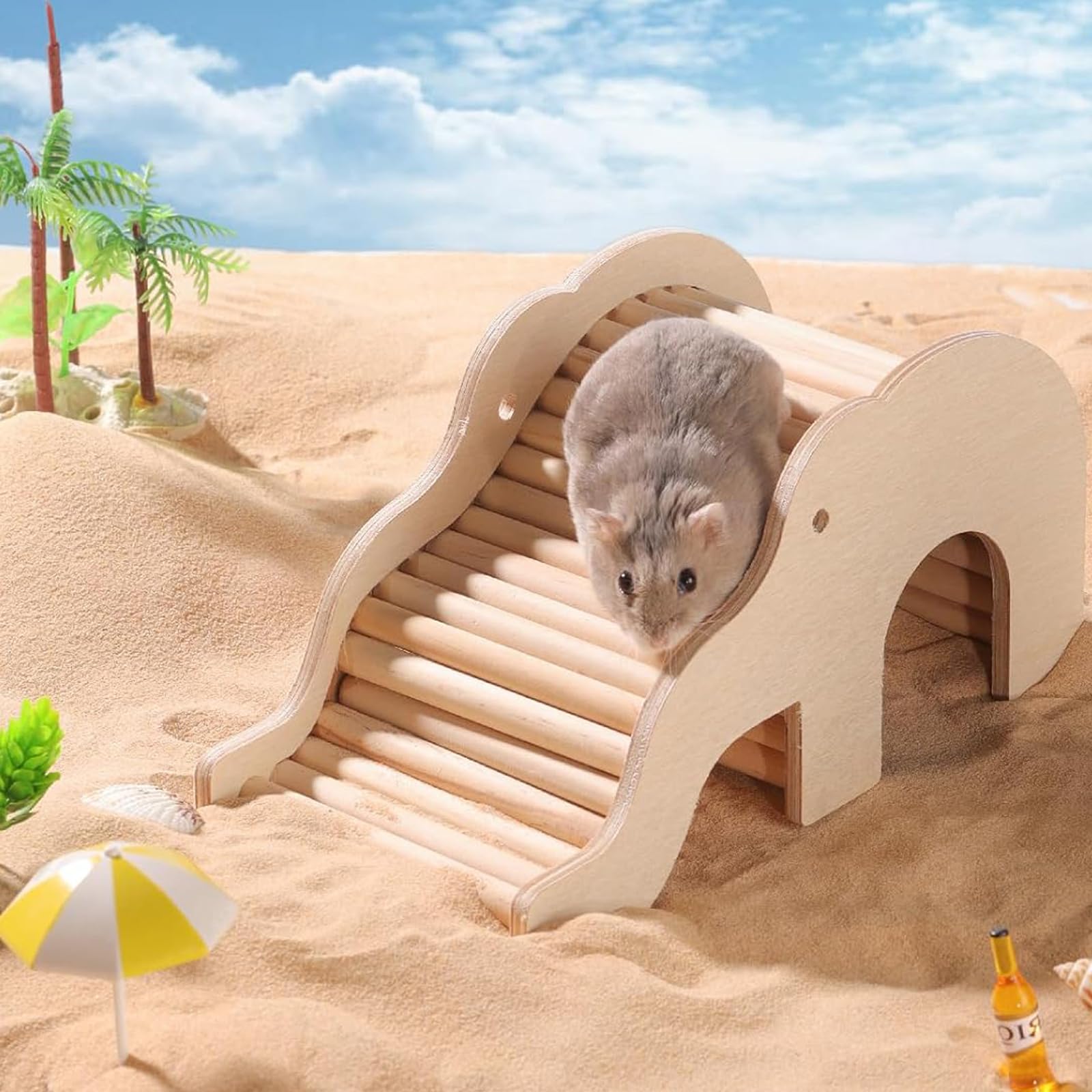 Tafit Hamsterleiterbrücke – Wasserdicht, Transparent, 19 Cm, Kletterspielzeug Für Kleintiere