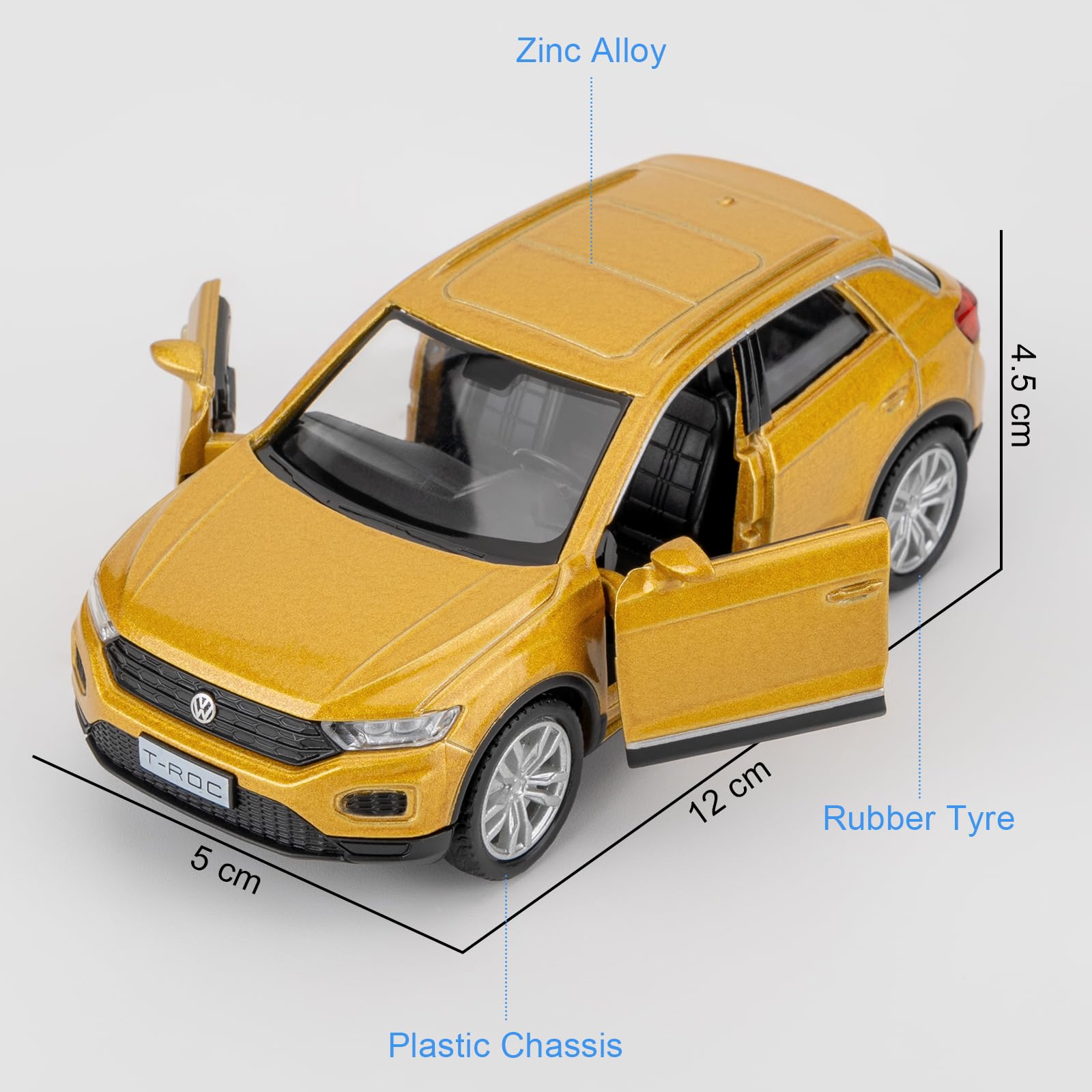 RMZ City Volkswagen T-Roc SUV Car Model - Image 2