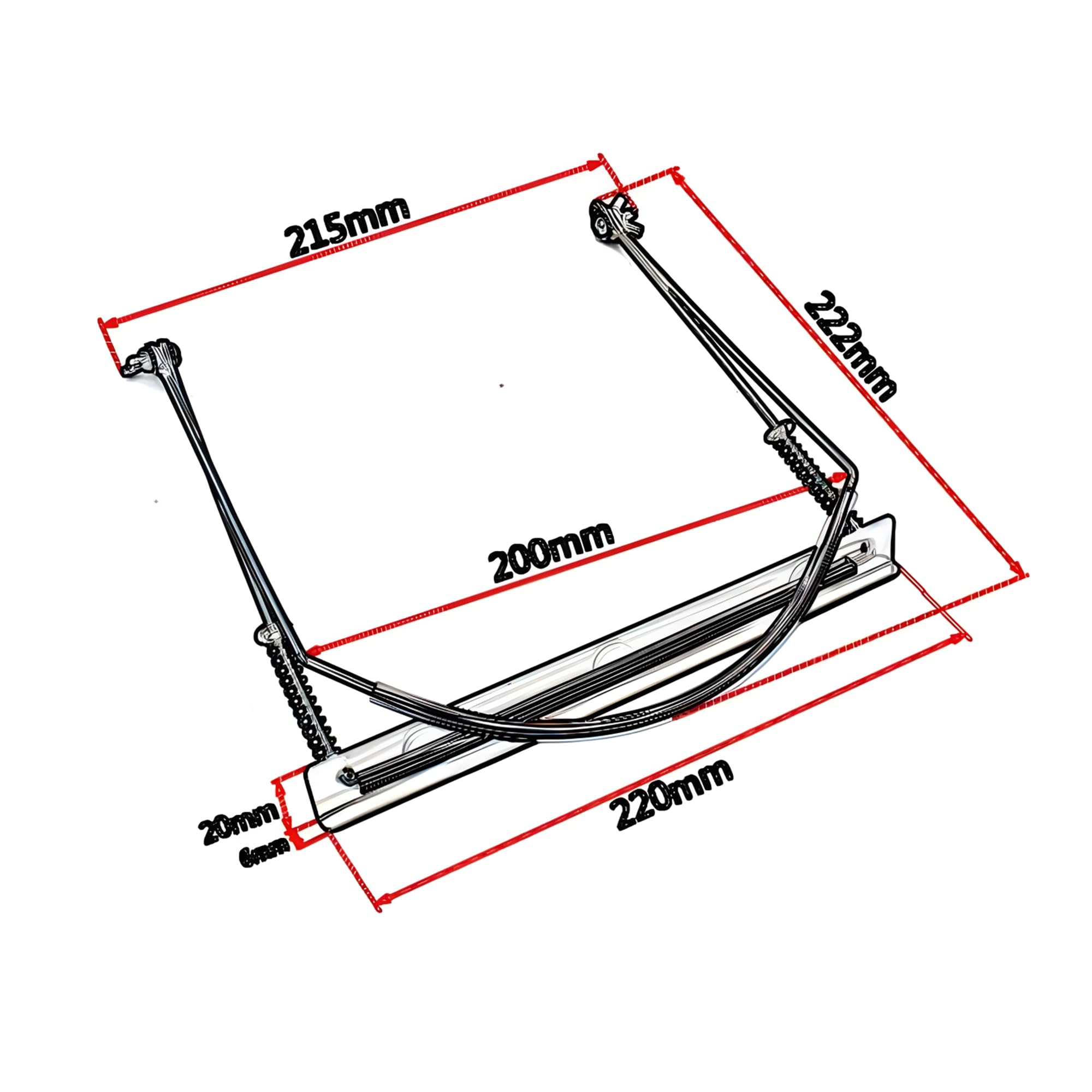 RuiJOTWAT 16/24 Hole Neck Clamp Harmonica Stand,Adjustable Harmonica Stand - Image 3