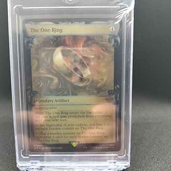 MTG 一つの指輪 / 銀幕FOIL ホリデーリリース Amazon.co.jp: ホリデーリリース版一つの指輪 銀幕 マジック・ザ