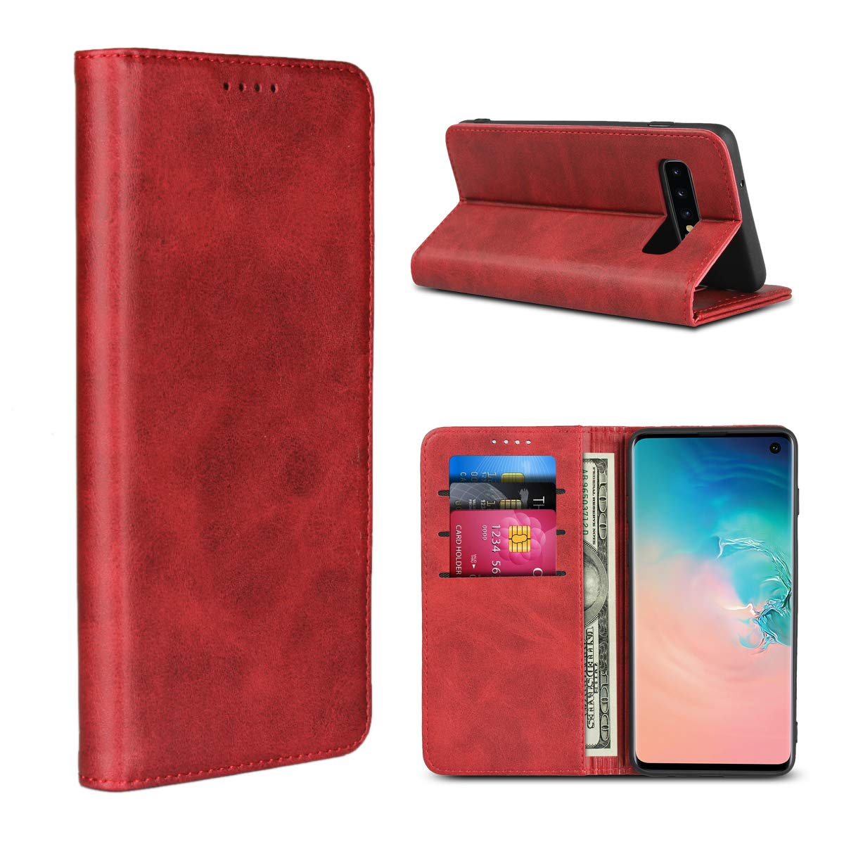 Icovercase For Samsung Galaxy S10 Wallet Case With Card Holder