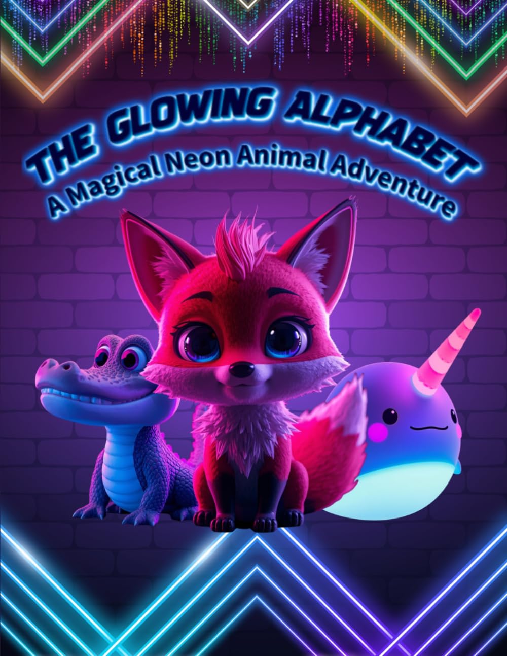 The Glowing Alphabet: A Magical Neon Animal Adventure (The Magical ABC Adventures)
