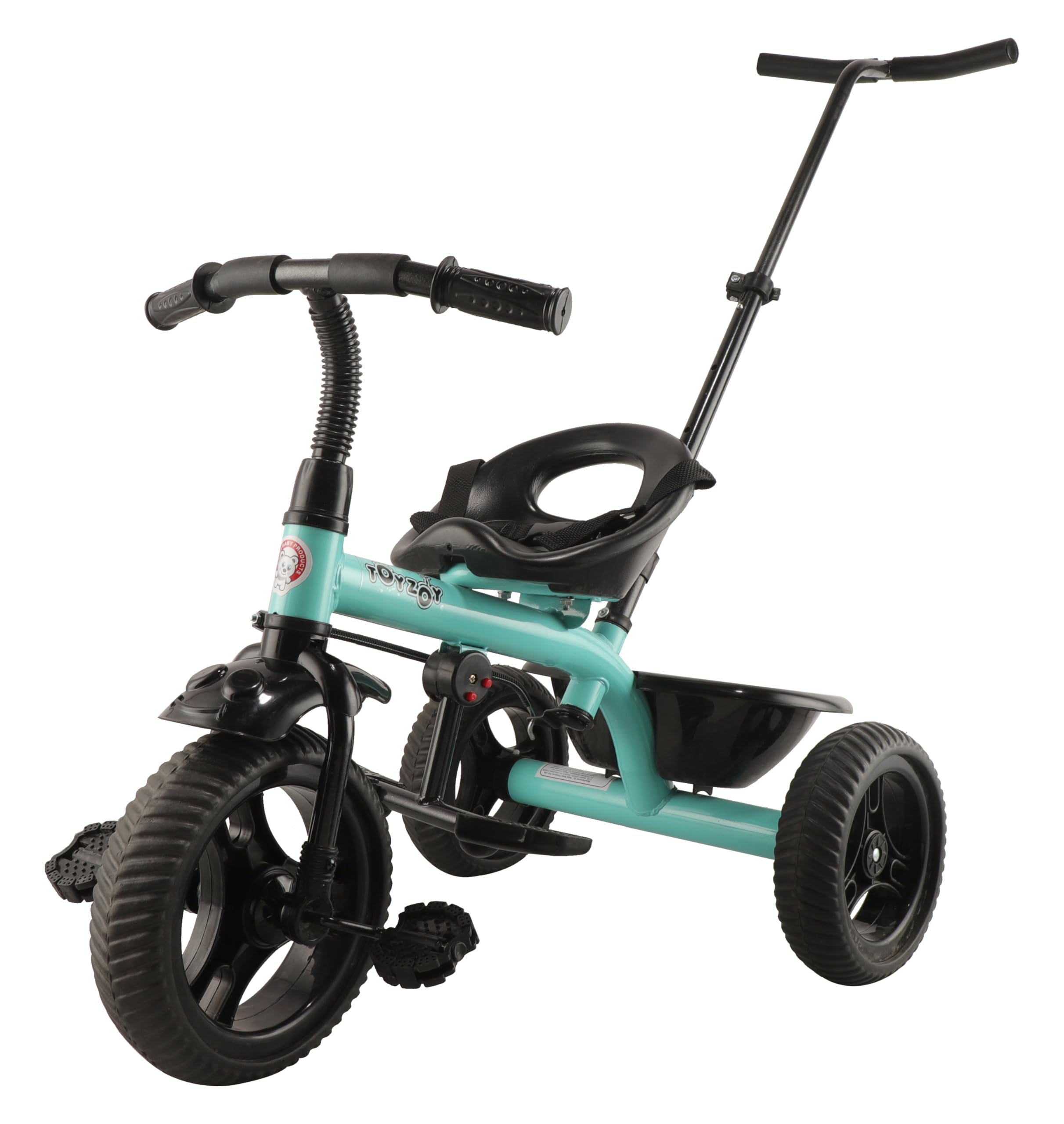 JoyRide Plug N Play Trike/Baby Tricycle with Parental Control, Storage and seat Belt for Boys/Girls/Carrying Capacity Upto 30kgs Proudly Made in India Blue-image-40