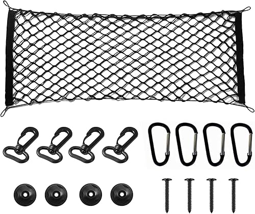 Miniatura 1 de Red de carga universal para caja de camión, bolsa de malla de almacenamiento de camión, bolsa de malla para camioneta, organizador de carga,