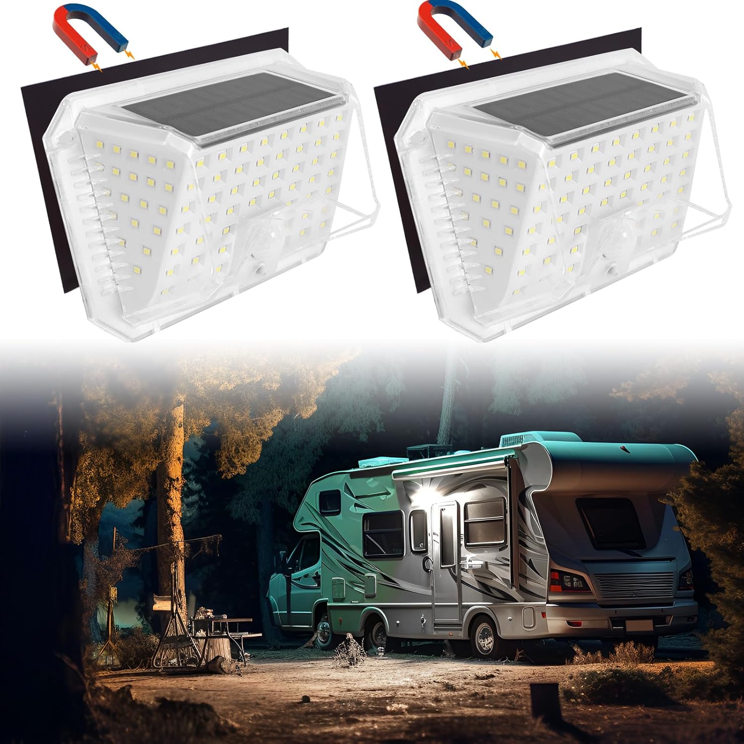 SUNPIE Solar RV Porch Lights LED Install NO Drill