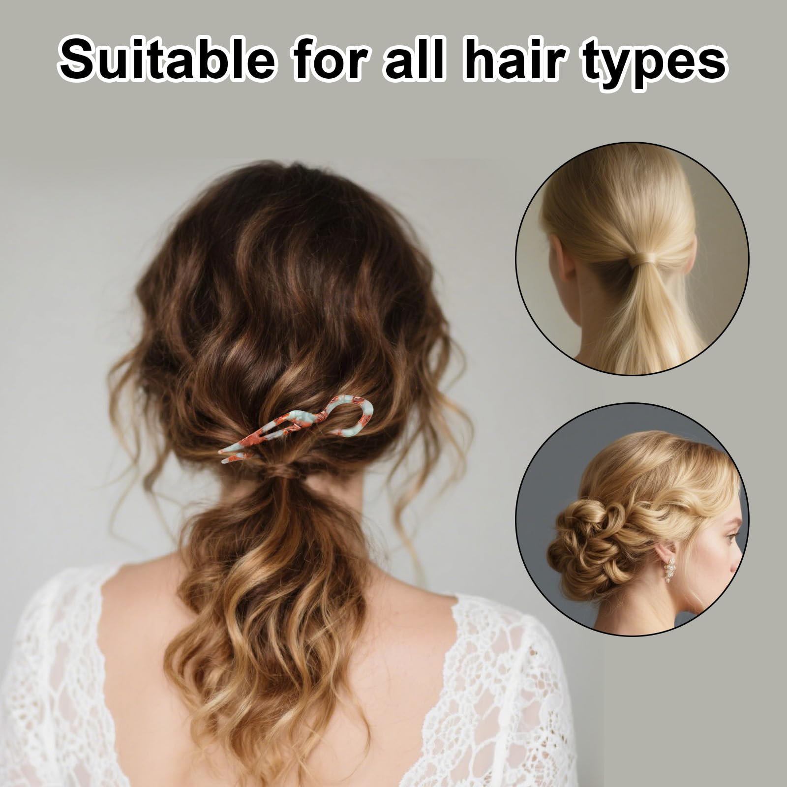 Fukaisu 3pcs French Twist Hair Pin - Image 3