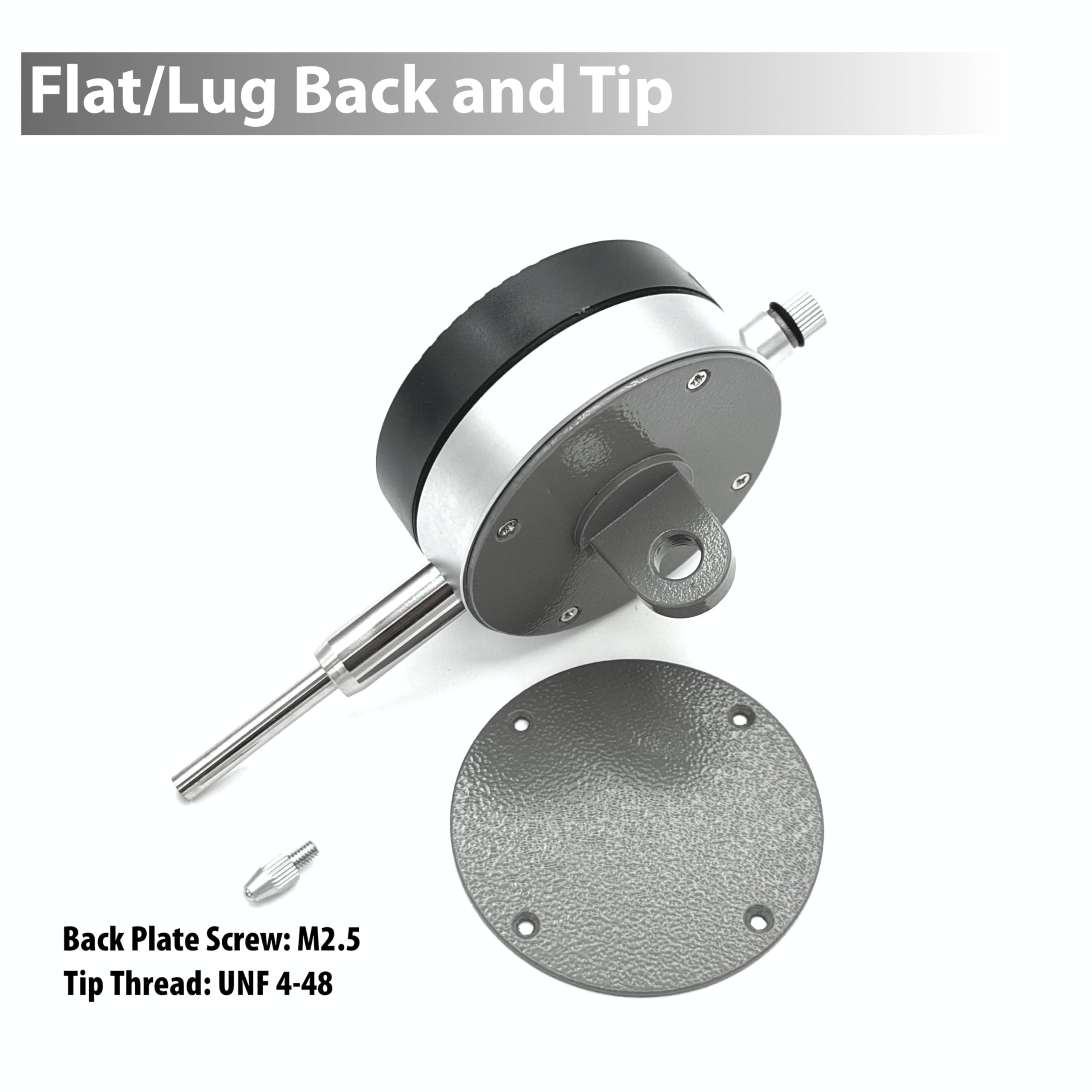 Clockwise Tools DIGR-0105 Elektronische digitale Messuhr Messuhr Zoll/Metrische Umwandlung 0-1 Zoll/25,4 mm mit Rückanstoß, automatische Ausschaltfunktion