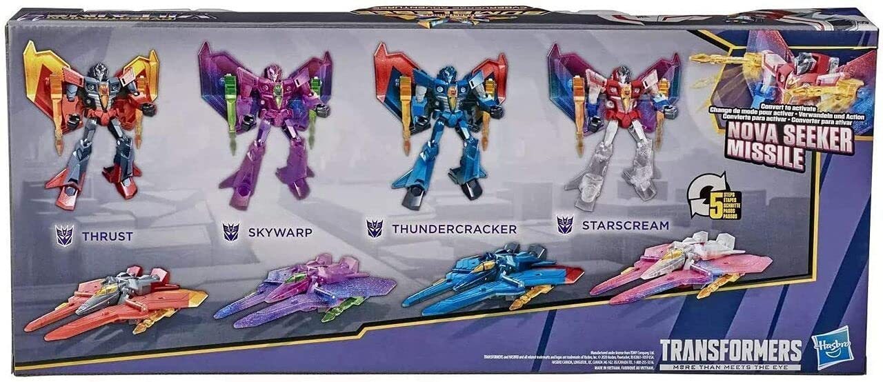 Starscream & Thundercracker トランスフォーマー⑥ Transformers Sinister Strikeforce Seekers 4-Pack Starscream
