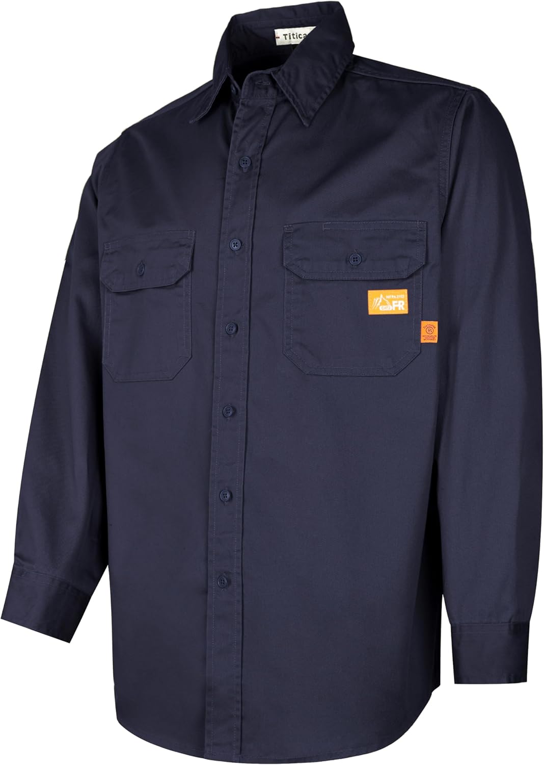 Titicaca FR Shirts for Men 6.5oz Lightweight Flame Resistant Button Down Work Shirt Fire Retardant Welding Shirt