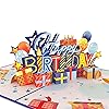 PopLife Biglietto pop-up 3D Happy Birthday!, grande cartello di buon compleanno, messaggio di compleanno, biglietto a sorpresa, per marito e moglie, figlio, fidanzato e fidanzata, per suoceri, per