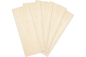 Craftiff Balsa Wood Sheets: Premium 1/8" Thick Crafting Essential