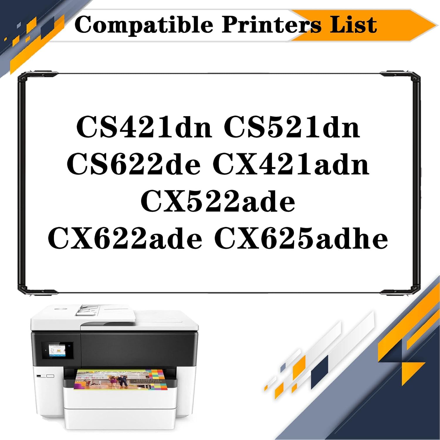 CS421DK CS421DC CS421DM CS421DY Developer Kit Compatible for Lexmark CS421dn CS521dn CS622de CX421adn CX522ade CX622ade CX625adhe Printers Black*1