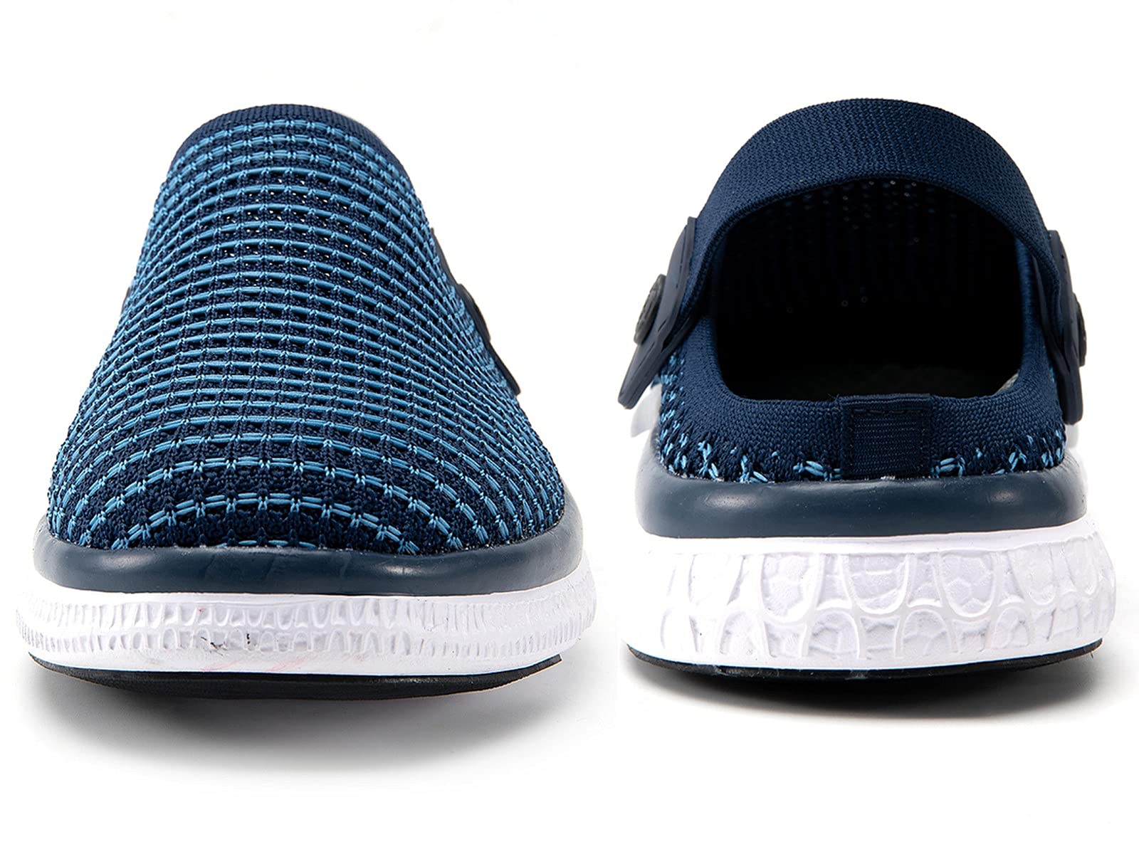 Zoccoli Sabot Uomo Donna Spiaggia Giardino Pantofole Maglia Traspirante Clogs Scarpe da Mare Estate Sandali Antiscivolo Piatto Ciabatte