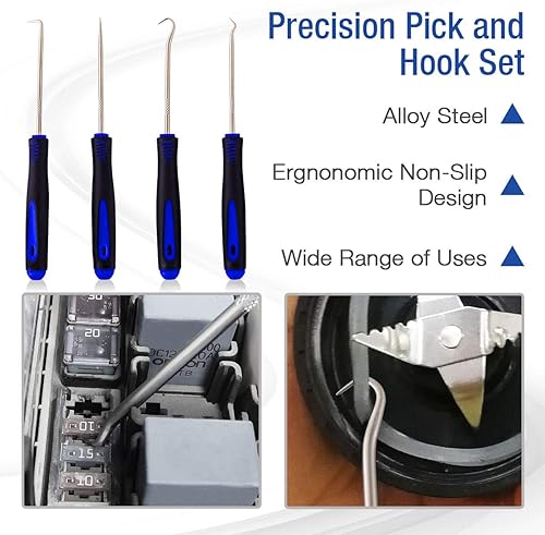 Miniatura 6 de AUTOXEL - Juego de 51 piezas de herramientas de extracción de molduras, clip de retención, kit de palanca para panel de coche y eliminación de radio.