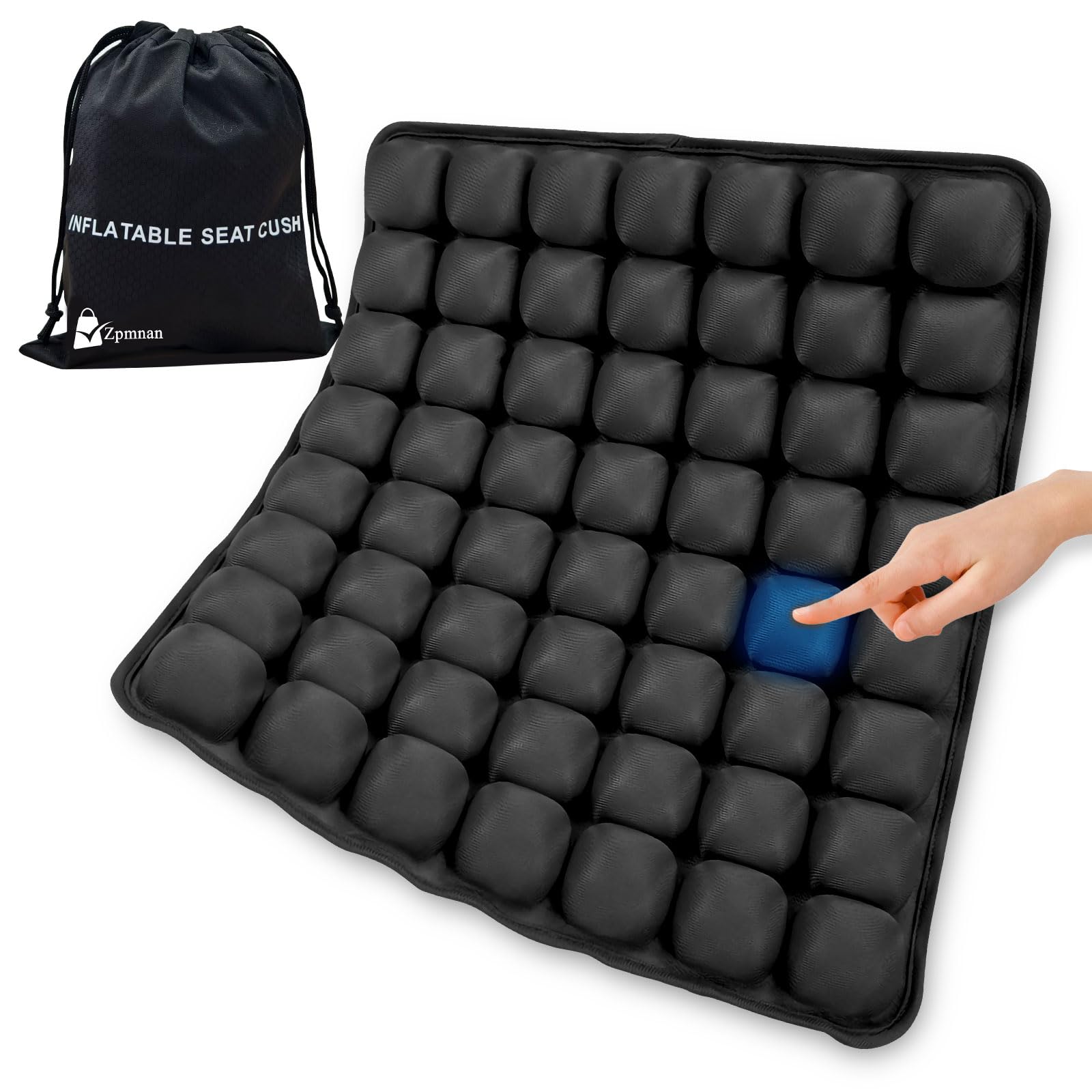 Amazon.com: 56 3D Air Cell Seat Cushion, Inflatable Travel Seat