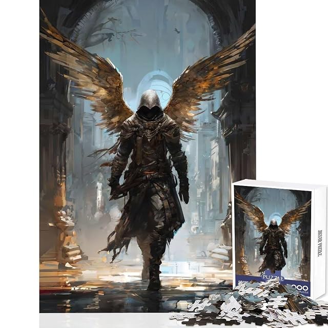 Rompecabezas Holy Guardian de 1000 Piezas Diversión para ejercitar la Mente Encaja Perfectamente sin Huecos…