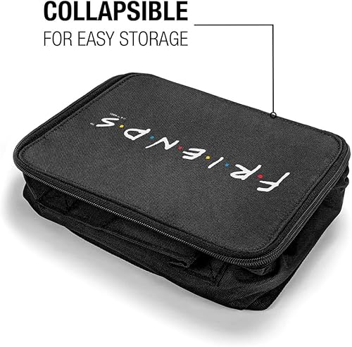 Miniatura 4 de LOGOVISION Lonchera con logotipo de Friends con aislamiento de lados suaves, bolsa de almuerzo reutilizable para trabajo de oficina escolar, sin BPA