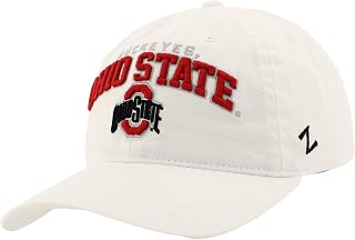 ZHATS NCAA Unisex-Adult NCAA Officially Licensed Hat Scholarship Classic White