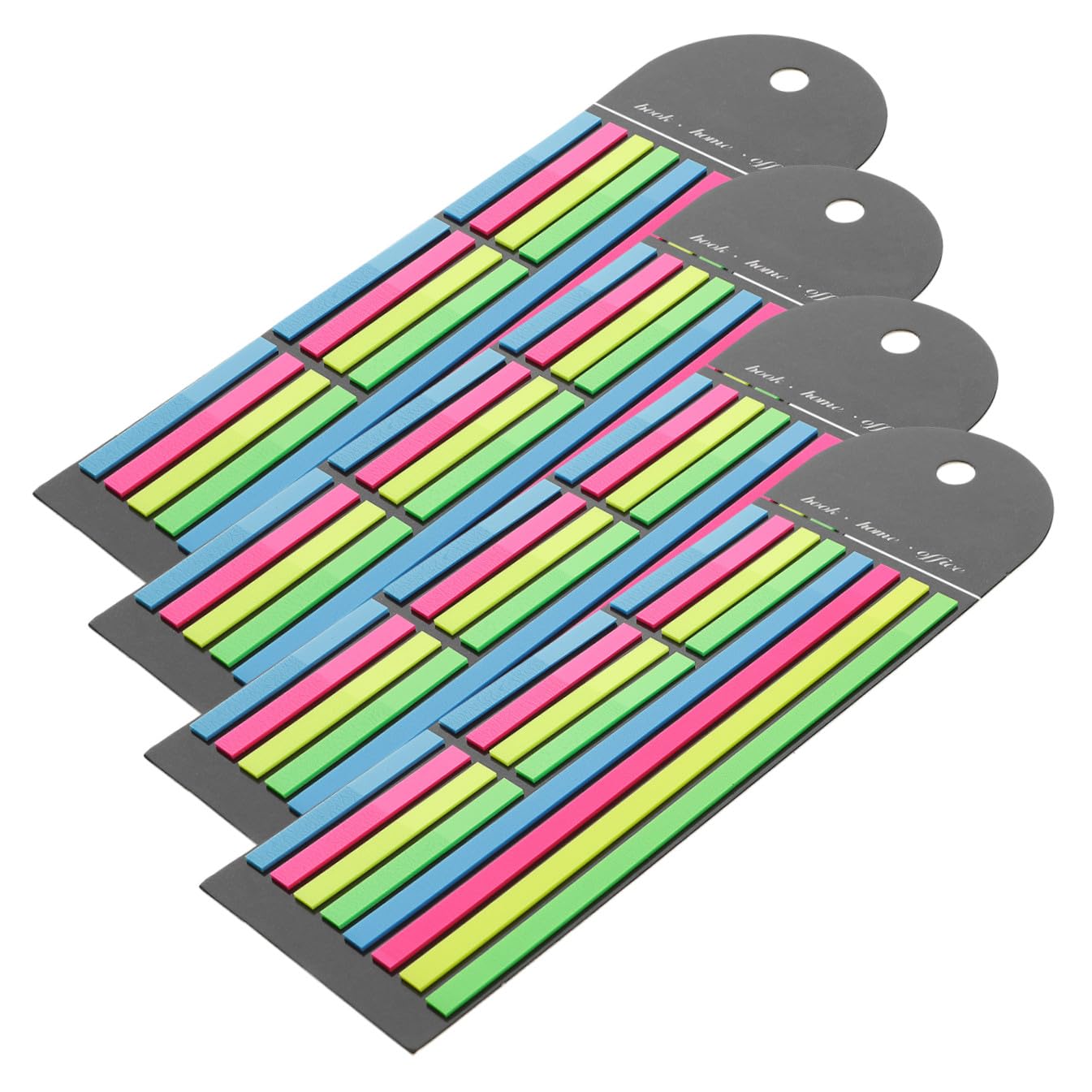 SEWACC 16piezas Pestañas De Página Adhesivas Coloridas Marcadores De Anotación De Fluorescente Tiras De Etiquetado Para Notas y Lectura Incluye Cortas y Largas Para Estudiantes y