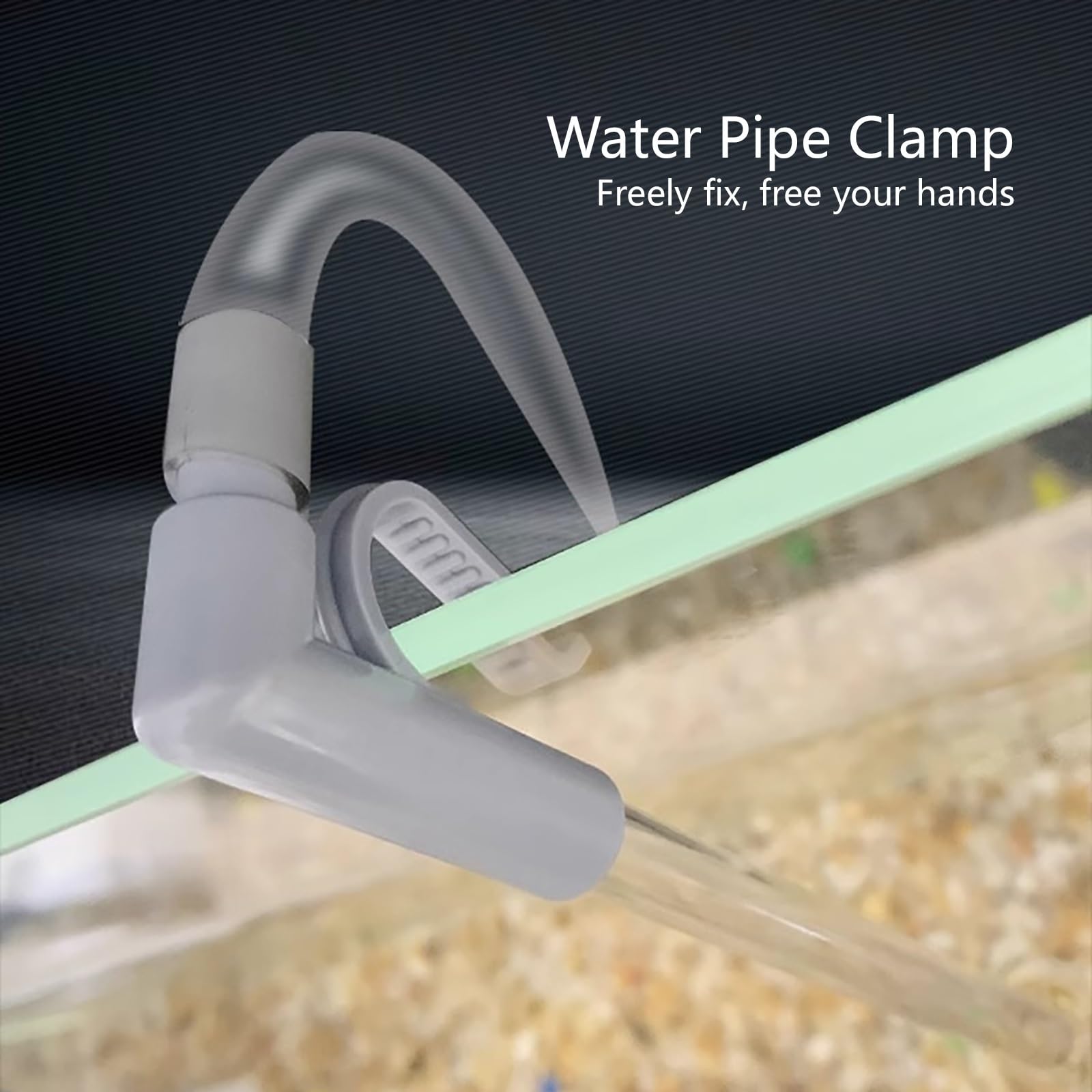Tubo a Sifone Manuale, Aspirapolvere per Ghiaia, Strumenti per La Pulizia della Vasca dei Pesci, Nuovo Cambio d'Acqua Rapido con Airbag Addensato, per La Pulizia della Vasca dei Pesci Sabbia