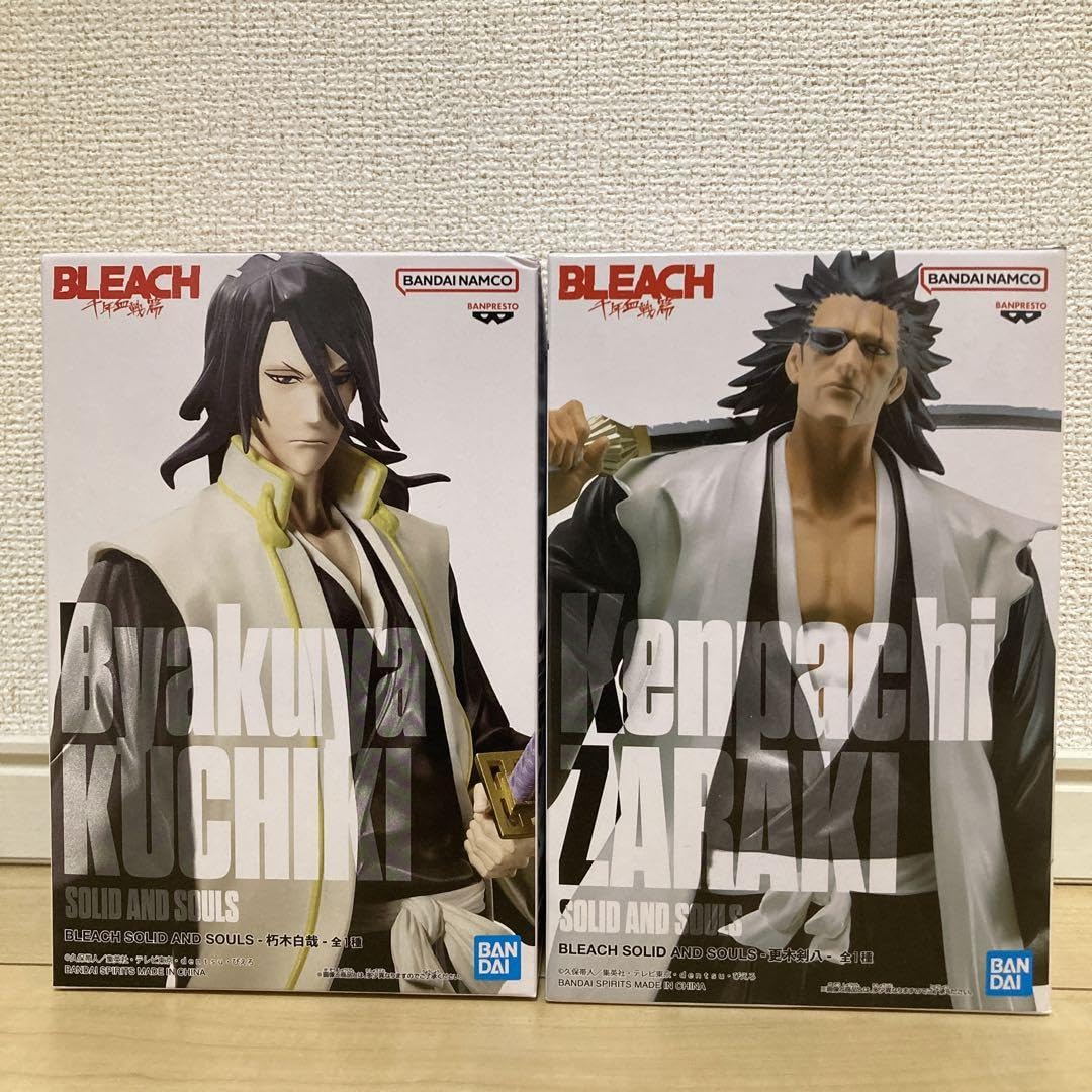 Amazon.co.jp: 【！】ブリーチ フィギュア 更木剣八 朽木白哉 2体