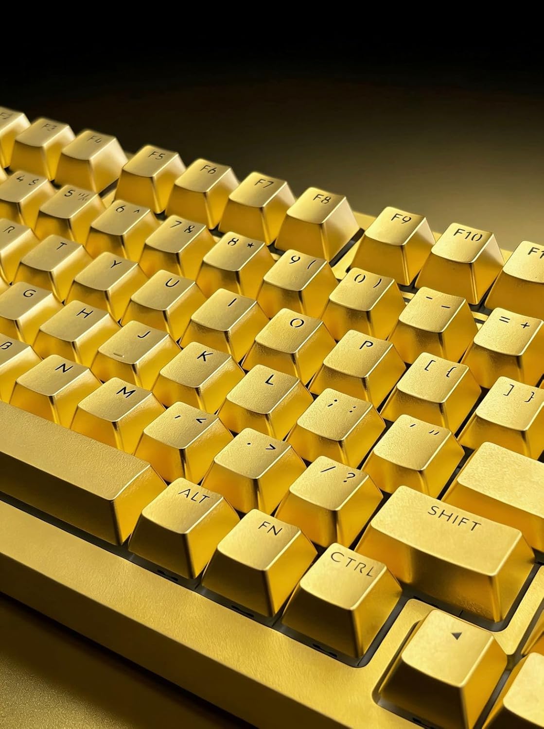 Gold Plated Computer Keyboard Gaming Keyboard for Man